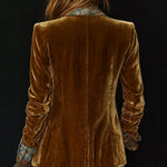 Marcela | Vintage Floral Print Patchwork Blazer