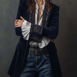 Anastasia | Embroidered Longline Jacket