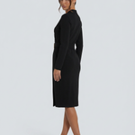Valentina Moreau | Elegant Belted Midi Dress For Women