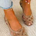 Caterina™ | Vivid Summer Woven Sandals