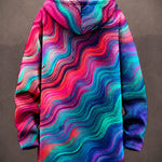 Serena Vibrant Wave Hooded Jacket