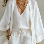 Lightweight Layered Casual Three-Piece Set