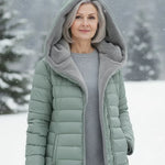 Women's Quilted Fleece Lined Winter Jacket