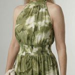 Sylin | Gathered Halter Midi Dress
