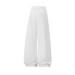 KZZ pants men sweatpants Men's Solid Thermal Lined Drawstring Oversize WaistPants