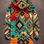 Paloma Vibrant Mosaic Hooded Jacket