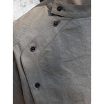 Vintage Stand Collar Loose Shirt