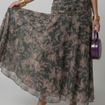 Calen | Off Shoulder Flow Midi Dress