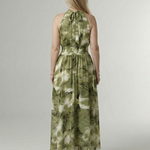 Sylin | Gathered Halter Midi Dress