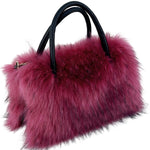 Trendy chain crossbody bag fashionable fur bag