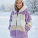 Ombretta | Cappotto Peluche Bicolore