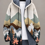 Amara Heritage Art-Print Hooded Jacket