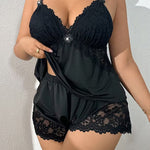 Women's Lace-Trim Cami Pyjama Set