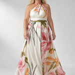 Amiel | Light Floral Maxi Dress