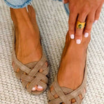 Caterina™ | Vivid Summer Woven Sandals