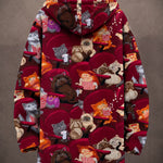 Delilah Cinema Cats Hooded Jacket