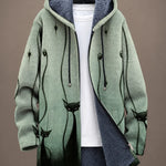 Eliana Artful Print Hooded Jacket