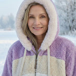Ombretta | Cappotto Peluche Bicolore