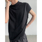 Summer Loose-fitting Mock Neck Vest