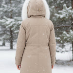 Rina | Parka con Cappuccio Bordato