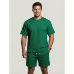 KZZ Men's Jacquard Two-Piece Set