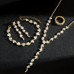 VALERINE | HIGH-END SPARKLE FLOWER JEWELRY SET