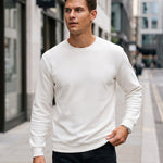 KZZ Men's crew-neck sweater
