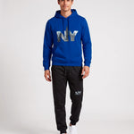 KZZ Men's Letter-Print Hoodie and Joggers