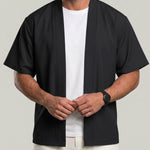 KZZ Men's solid-color top