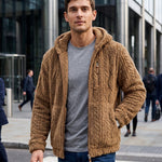 KZZ Men's Warm Hooded Jacket