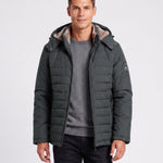 KZZ Men's solid-color fashion jacket