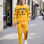KZZ Relaxed-fit long-sleeve crew-neck top and joggers