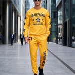 KZZ Relaxed-fit long-sleeve crew-neck top and joggers