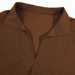 KZZ Men's casual V-neck short-sleeve top and casual trousers