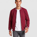 KZZ Men's Casual Baseball Jacket