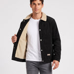 KZZ Men's Corduroy Jacket