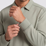 KZZ Polo-collar top and wide-leg trousers