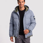 KZZ Men's hooded winter jacket
