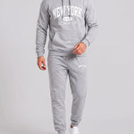 KZZ Men's New York Print Hoodie and Drawstring Sweatpants Set