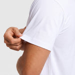 KZZ Men's Slim-Fit Short-Sleeve T-Shirt with Leopard Print