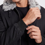 KZZ Men's Padded Long-Sleeve Jacket