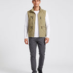 KZZ Men's multi-pocket vest