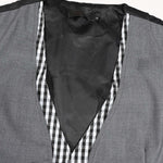 KZZ Men's V-neck double-breasted casual vest
