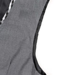 KZZ Men's V-neck double-breasted casual vest