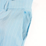 KZZ British-style striped double-breasted blazer and trousers