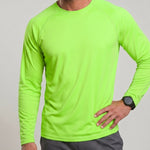 KZZ Men's Long-Sleeve Crew-Neck T-Shirt
