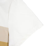 KZZ Men's Short-Sleeve Shirt and Shorts Set with Striped Paneling