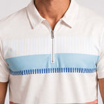 KZZ Summer Short-Sleeve Half-Zip Top and Trousers