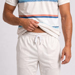 KZZ Summer Short-Sleeve Half-Zip Top and Trousers