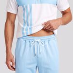 KZZ Short-sleeved zip-up top and trousers